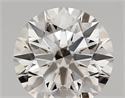 Lab Created Diamond 1.57 Carats, Round with ideal Cut, H Color, vvs2 Clarity and Certified by IGI