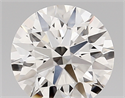 Lab Created Diamond 1.42 Carats, Round with ideal Cut, F Color, vvs1 Clarity and Certified by IGI