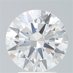 Foto Del inventario de diamantes de laboratorio, 3.28 quilates, Redondo , Color F, claridad VVS2 y certificado IGI de