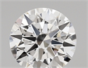 Lab Created Diamond 1.28 Carats, Round with excellent Cut, D Color, vvs2 Clarity and Certified by IGI