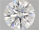 0.73 Carats, Round with Excellent Cut, F Color, VS2 Clarity and Certified by GIA