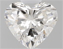 0.50 Carats, Heart G Color, VS2 Clarity and Certified by GIA
