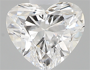 Picture of 0.41 Carats, Heart E Color, IF Clarity and Certified by GIA