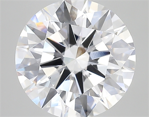 Picture of Lab Created Diamond 4.24 Carats, Round with ideal Cut, E Color, vs1 Clarity and Certified by IGI