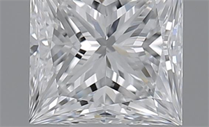 Picture of 0.50 Carats, Princess D Color, VVS2 Clarity and Certified by GIA
