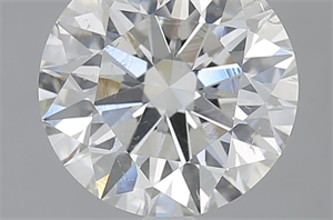 Picture of 3.02 Carats, Round with Excellent Cut, I Color, SI2 Clarity and Certified by GIA