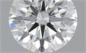 0.70 Carats, Round with Excellent Cut, F Color, IF Clarity and Certified by GIA