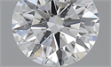 0.55 Carats, Round with Excellent Cut, F Color, SI2 Clarity and Certified by GIA