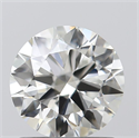 1.02 Carats, Round with Excellent Cut, J Color, VS1 Clarity and Certified by GIA