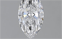 0.56 Carats, Marquise D Color, VS2 Clarity and Certified by GIA