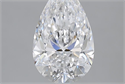 2.02 Carats, Pear D Color, SI1 Clarity and Certified by GIA