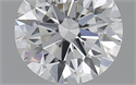 0.53 Carats, Round with Excellent Cut, F Color, VVS2 Clarity and Certified by GIA