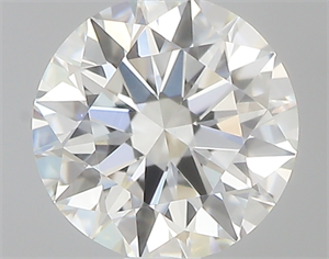 Picture of 0.53 Carats, Round with Excellent Cut, H Color, VS1 Clarity and Certified by GIA