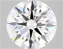Lab Created Diamond 3.02 Carats, Round with ideal Cut, E Color, vs1 Clarity and Certified by IGI