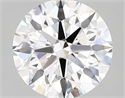 Lab Created Diamond 2.15 Carats, Round with ideal Cut, G Color, vs1 Clarity and Certified by IGI