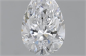 0.90 Carats, Pear D Color, VS2 Clarity and Certified by GIA