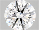Lab Created Diamond 2.00 Carats, Round with ideal Cut, E Color, vs2 Clarity and Certified by IGI