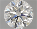 1.00 Carats, Round with Very Good Cut, I Color, SI1 Clarity and Certified by GIA