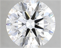 Lab Created Diamond 3.14 Carats, Round with ideal Cut, G Color, vvs2 Clarity and Certified by IGI