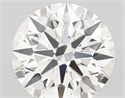 Lab Created Diamond 1.86 Carats, Round with ideal Cut, E Color, vvs2 Clarity and Certified by IGI