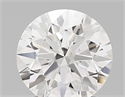 Lab Created Diamond 1.62 Carats, Round with ideal Cut, E Color, vvs1 Clarity and Certified by IGI