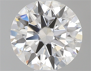 Picture of 0.52 Carats, Round with Excellent Cut, E Color, VVS2 Clarity and Certified by GIA