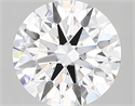 Lab Created Diamond 2.13 Carats, Round with ideal Cut, D Color, vvs2 Clarity and Certified by IGI