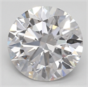 Lab Created Diamond 2.04 Carats, Round with ideal Cut, G Color, vvs2 Clarity and Certified by IGI