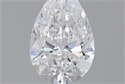0.91 Carats, Pear D Color, IF Clarity and Certified by GIA