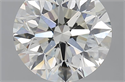 3.50 Carats, Round with Excellent Cut, J Color, SI1 Clarity and Certified by GIA