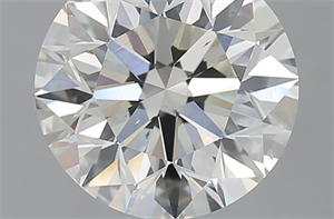 Picture of 3.50 Carats, Round with Excellent Cut, J Color, SI1 Clarity and Certified by GIA