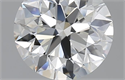 1.70 Carats, Round with Excellent Cut, H Color, VVS1 Clarity and Certified by GIA