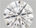 Lab Grown Diamond 1.89 Carats, Round with ideal Cut, E Color, vvs2 Clarity and Certified by IGI