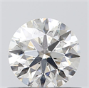 0.53 Carats, Round with Excellent Cut, G Color, SI2 Clarity and Certified by GIA