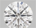 Lab Grown Diamond 1.84 Carats, Round with ideal Cut, E Color, vvs2 Clarity and Certified by IGI