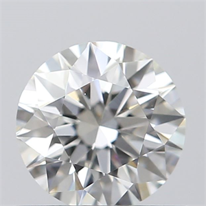 Picture of 0.53 Carats, Round with Excellent Cut, H Color, VVS2 Clarity and Certified by GIA