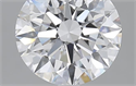 1.80 Carats, Round with Excellent Cut, D Color, VVS2 Clarity and Certified by GIA