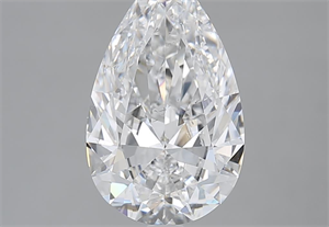 Picture of 3.03 Carats, Pear D Color, SI2 Clarity and Certified by GIA