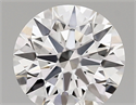 Lab Created Diamond 1.62 Carats, Round with ideal Cut, F Color, vvs2 Clarity and Certified by IGI