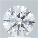 Del inventario de diamantes de laboratorio, 2.06 quilates, Redondo , Color E, claridad VVS1 y certificado IGI