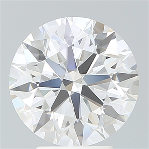 Foto Del inventario de diamantes de laboratorio, 4.06 quilates, Redondo , Color F, claridad VS1 y certificado IGI de