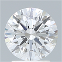Del inventario de diamantes de laboratorio, 2.12 quilates, Redondo , Color E, claridad VVS2 y certificado IGI