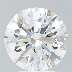 Picture of Lab Created Diamond 4.10 Carats, Round with Ideal Cut, F Color, VS1 Clarity and Certified by IGI