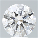 Lab Created Diamond 5.22 Carats, Round with Excellent Cut, G Color, VVS2 Clarity and Certified by IGI