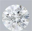 Lab Created Diamond 1.29 Carats, Round with Ideal Cut, E Color, VVS1 Clarity and Certified by IGI