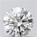 0.52 Carats, Round with Excellent Cut, H Color, IF Clarity and Certified by GIA