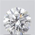 0.60 Carats, Round with Excellent Cut, E Color, VS2 Clarity and Certified by GIA