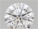 Lab Grown Diamond 1.38 Carats, Round with ideal Cut, D Color, vs1 Clarity and Certified by IGI