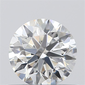 Picture of 0.51 Carats, Round with Excellent Cut, F Color, VS1 Clarity and Certified by GIA