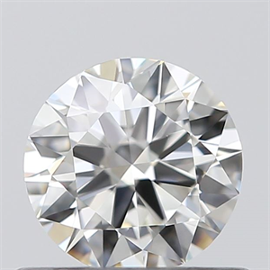 Picture of 0.50 Carats, Round with Excellent Cut, H Color, VVS1 Clarity and Certified by GIA